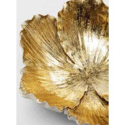 KARE Design Deko Schale Flower Bloom Creme Gold O25Cm- Deko & Geschenkartikel