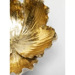 KARE Design Deko Schale Flower Bloom Creme Gold O20Cm- Deko & Geschenkartikel