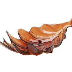 KARE Design Deko Schale Leaf Rot 14Cm- Deko & Geschenkartikel