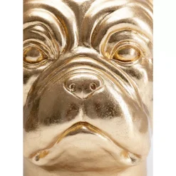 KARE Design Deko Ubertopf Bulldog Gold- Aufbewahrung & Ordnung