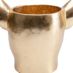 KARE Design Deko Ubertopf Bulldog Gold- Aufbewahrung & Ordnung