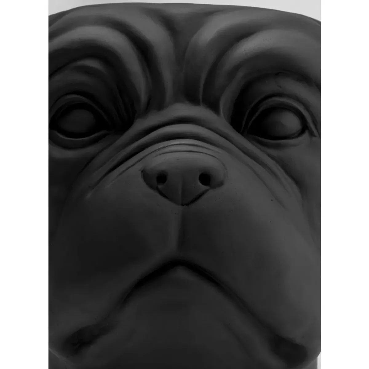 KARE Design Deko Ubertopf Bulldog Schwarz- Aufbewahrung & Ordnung