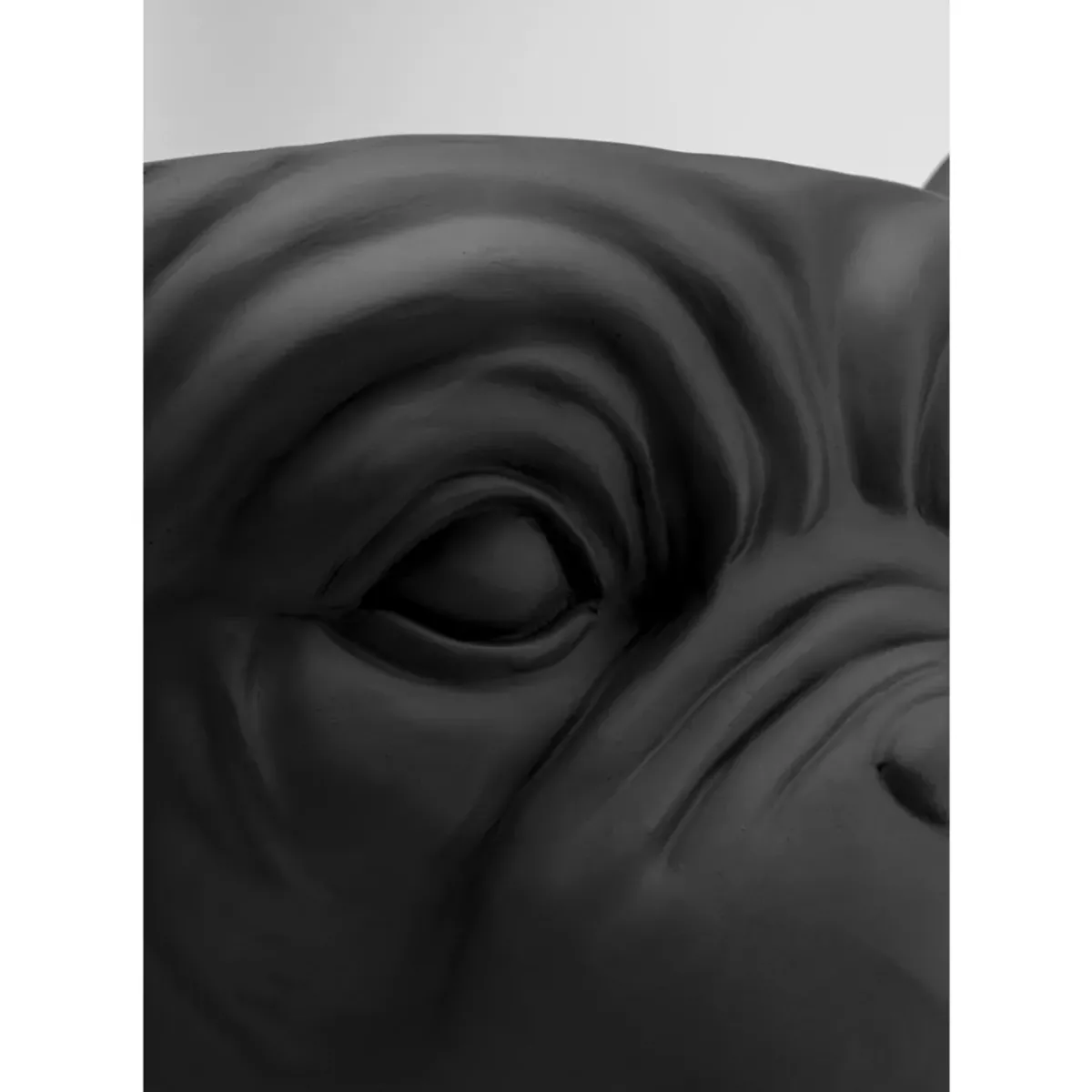 KARE Design Deko Ubertopf Bulldog Schwarz- Aufbewahrung & Ordnung