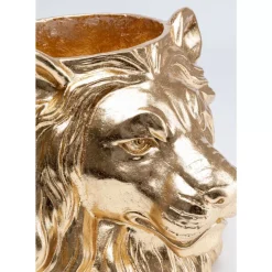 KARE Design Deko Ubertopf Lion Gold- Aufbewahrung & Ordnung