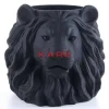 KARE Design Deko Ubertopf Lion Schwarz- Aufbewahrung & Ordnung