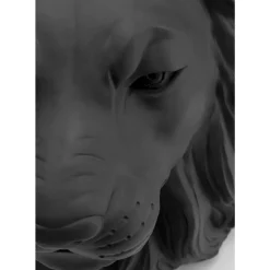 KARE Design Deko Ubertopf Lion Schwarz- Aufbewahrung & Ordnung