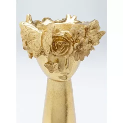 KARE Design Deko Vase Flowercrown Gold 41Cm- Vasen