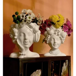 KARE Design Deko Vase Fruity Weis 37Cm- Vasen