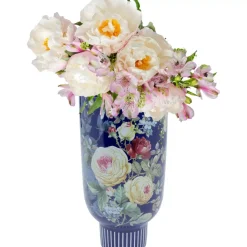 KARE Design Deko Vase Rose Magic Blau 27Cm- Vasen