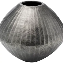 KARE Design Deko Vase Sacramento Carving Silber Antik 30Cm- Vasen