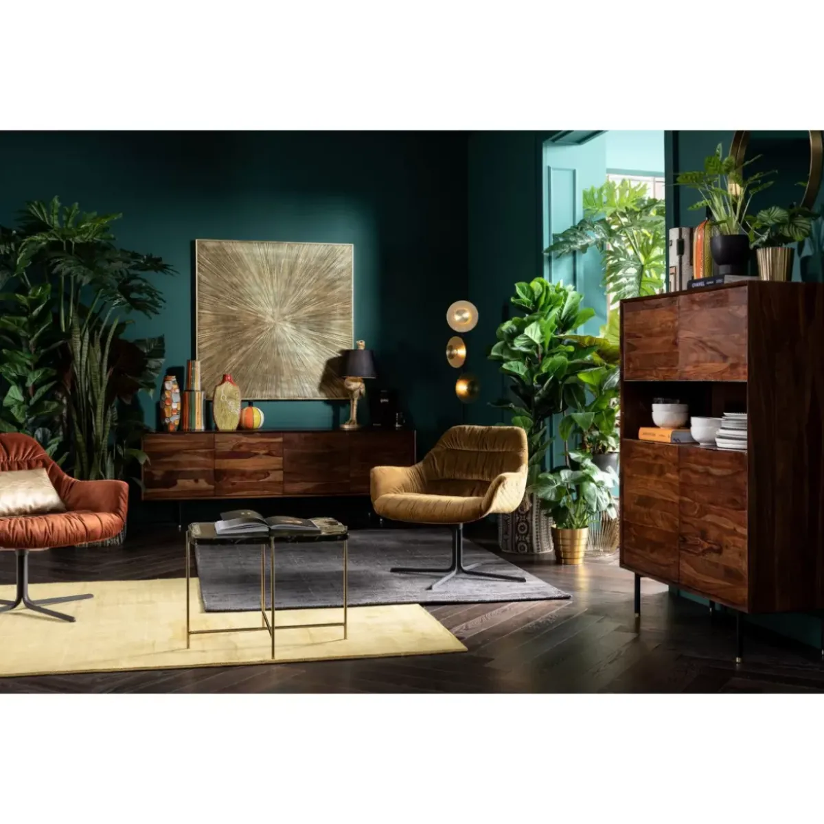 KARE Design Drehsessel Bristol Gelb- Sessel