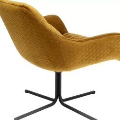KARE Design Drehsessel Bristol Gelb- Sessel