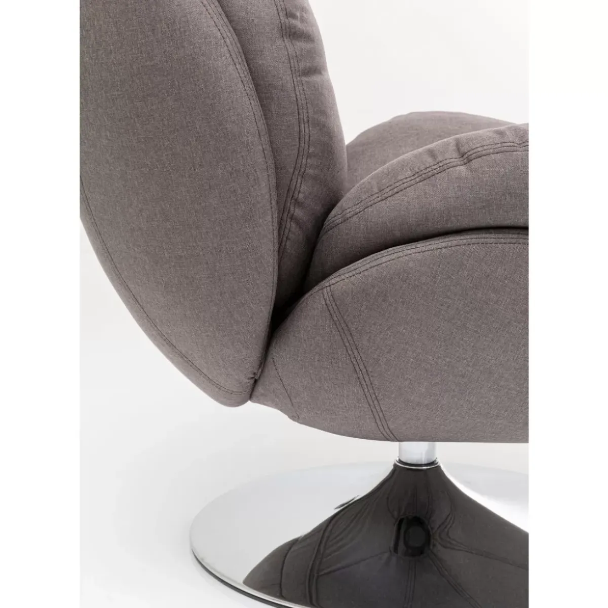KARE Design Drehsessel Cosy Grau- Sessel