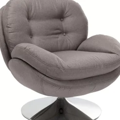 KARE Design Drehsessel Cosy Grau- Sessel