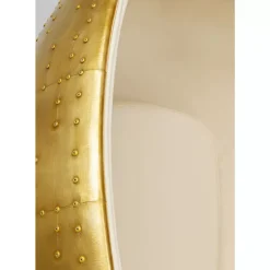 KARE Design Drehsessel Eye Ball Messing- Sessel