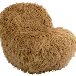 KARE Design Drehsessel Fluffy Beige- Sessel