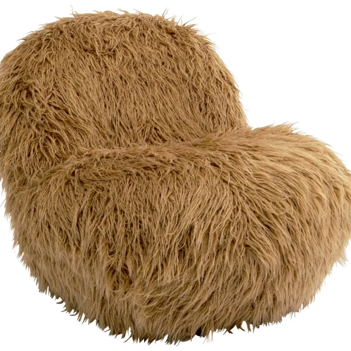 KARE Design Drehsessel Fluffy Beige- Sessel