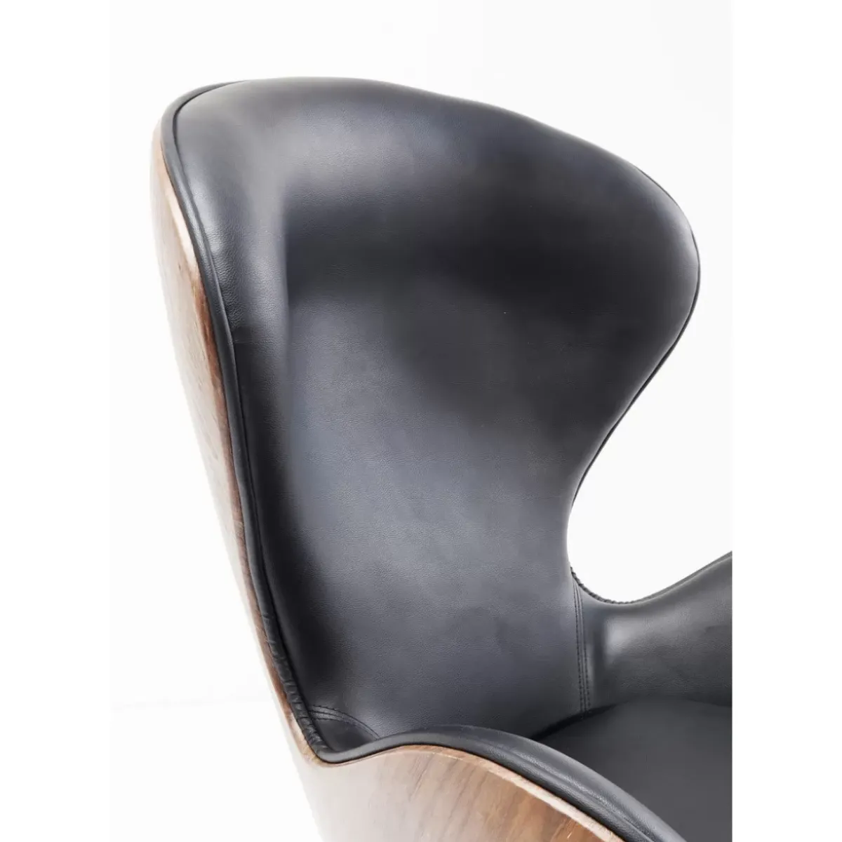 KARE Design Drehsessel Lounge Black Walnut- Sessel