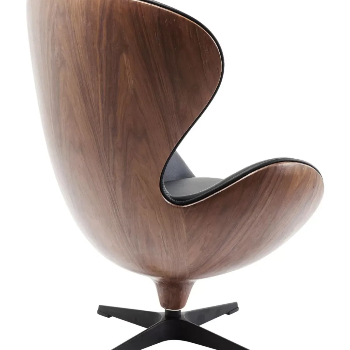 KARE Design Drehsessel Lounge Black Walnut- Sessel