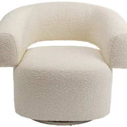 KARE Design Drehsessel Maye Creme- Sessel