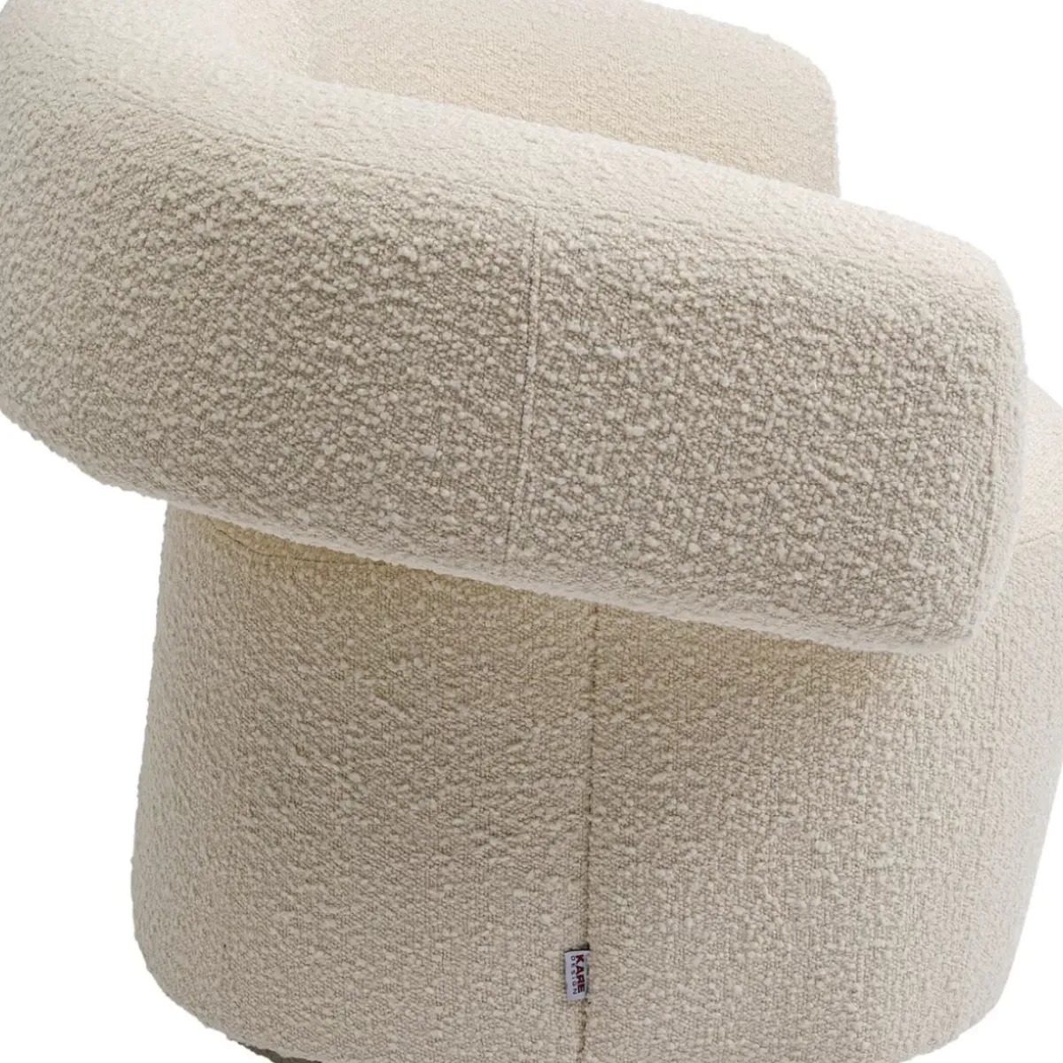 KARE Design Drehsessel Maye Creme- Sessel