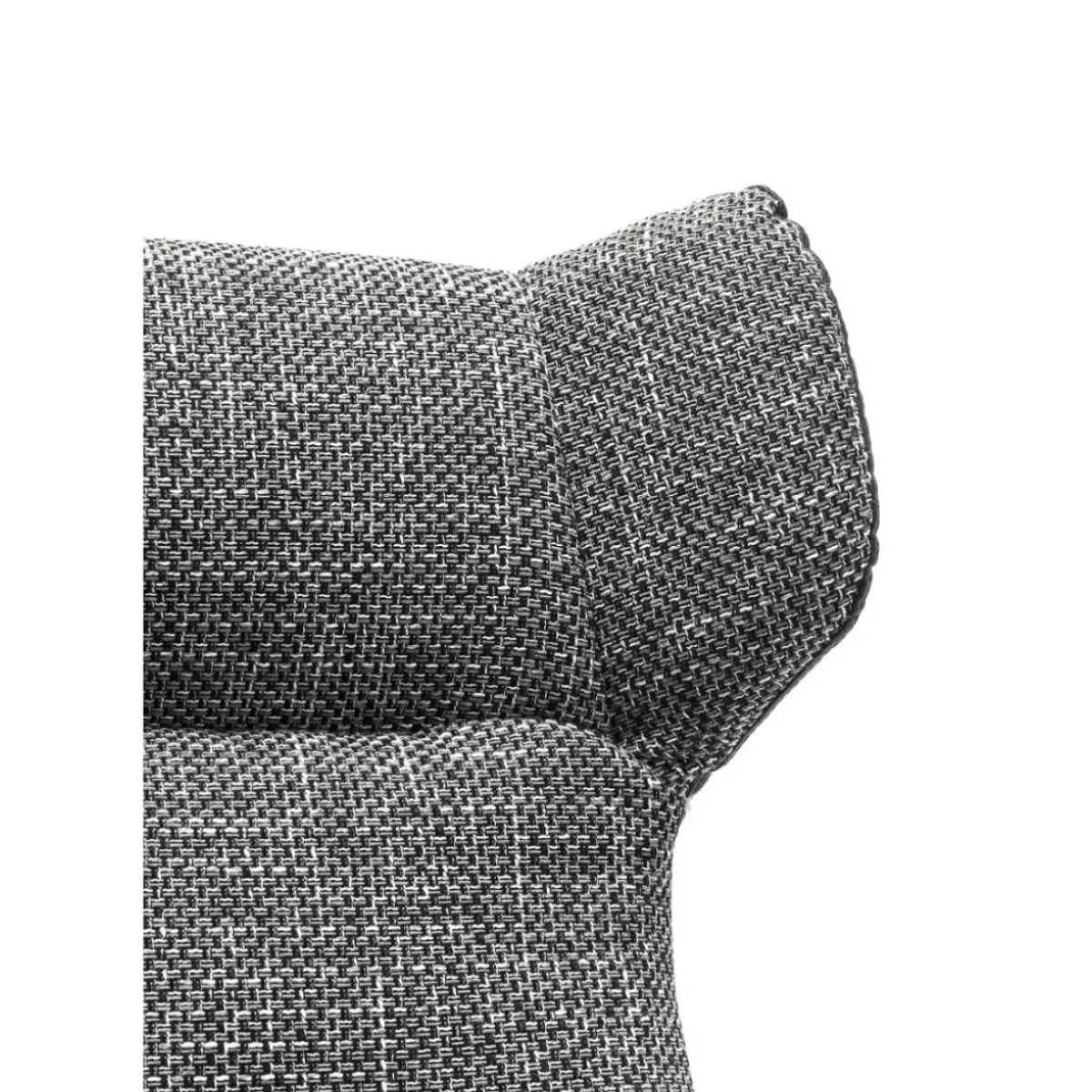 KARE Design Drehsessel Mit Hocker Ohio Salt And Pepper- Sessel