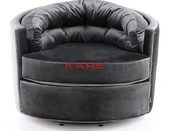 KARE Design Drehsessel Music Hall Grau- Sessel