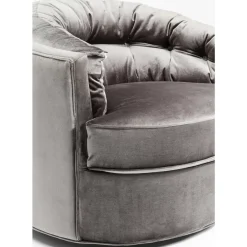KARE Design Drehsessel Music Hall Grau- Sessel