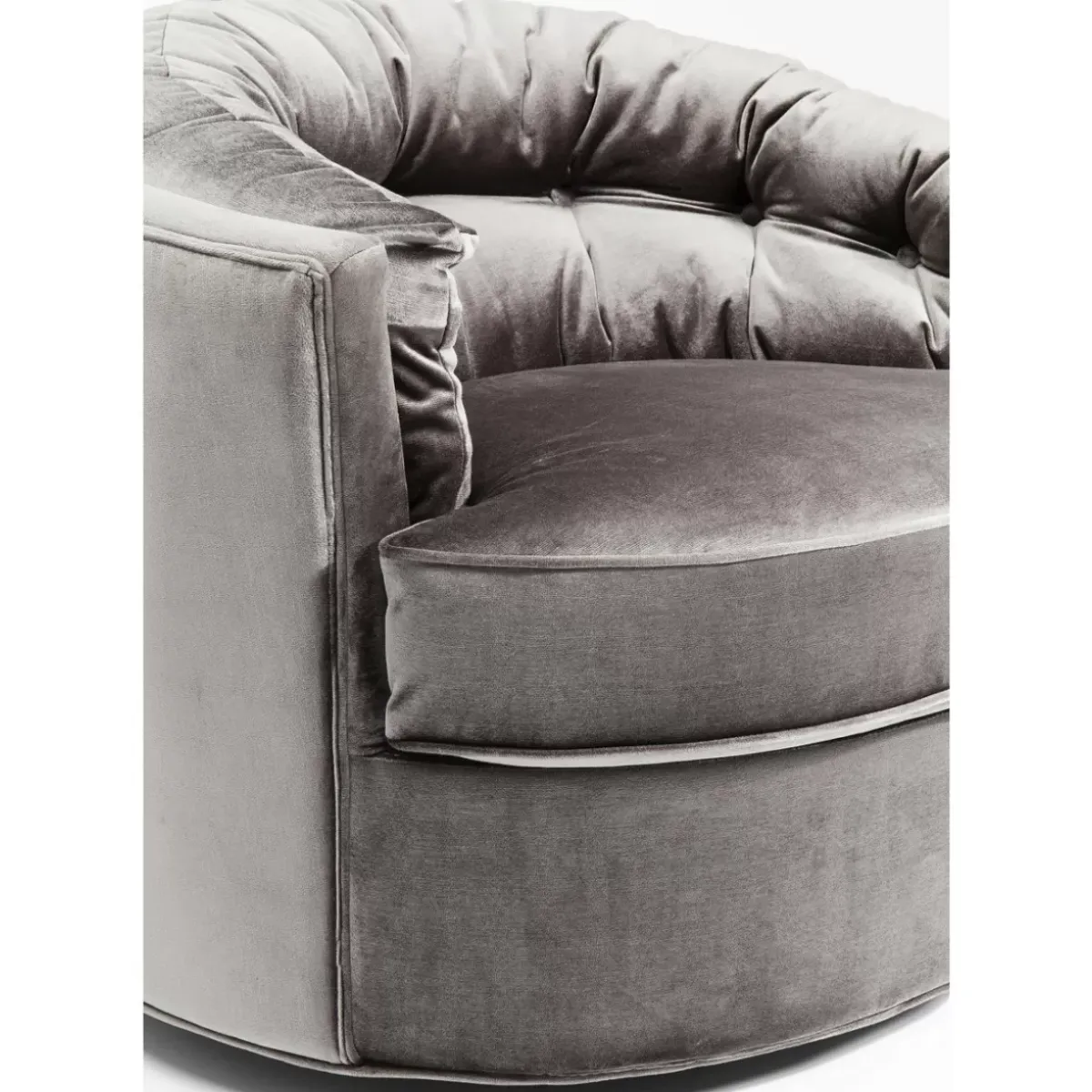 KARE Design Drehsessel Music Hall Grau- Sessel