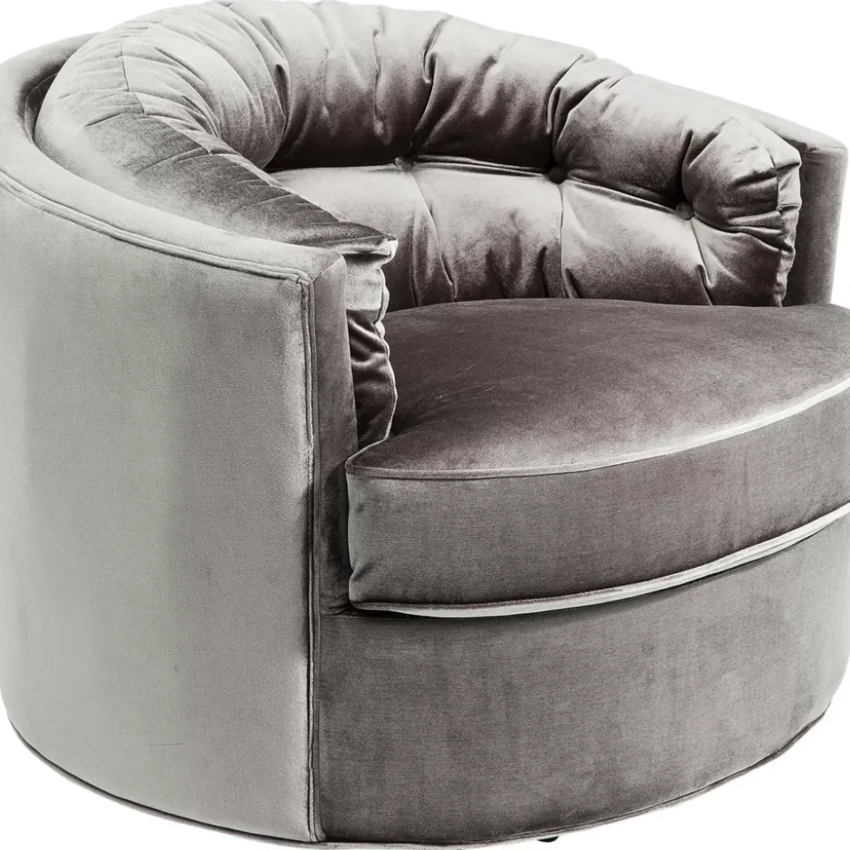 KARE Design Drehsessel Music Hall Grau- Sessel