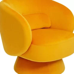 KARE Design Drehsessel Orion Gelb- Sessel