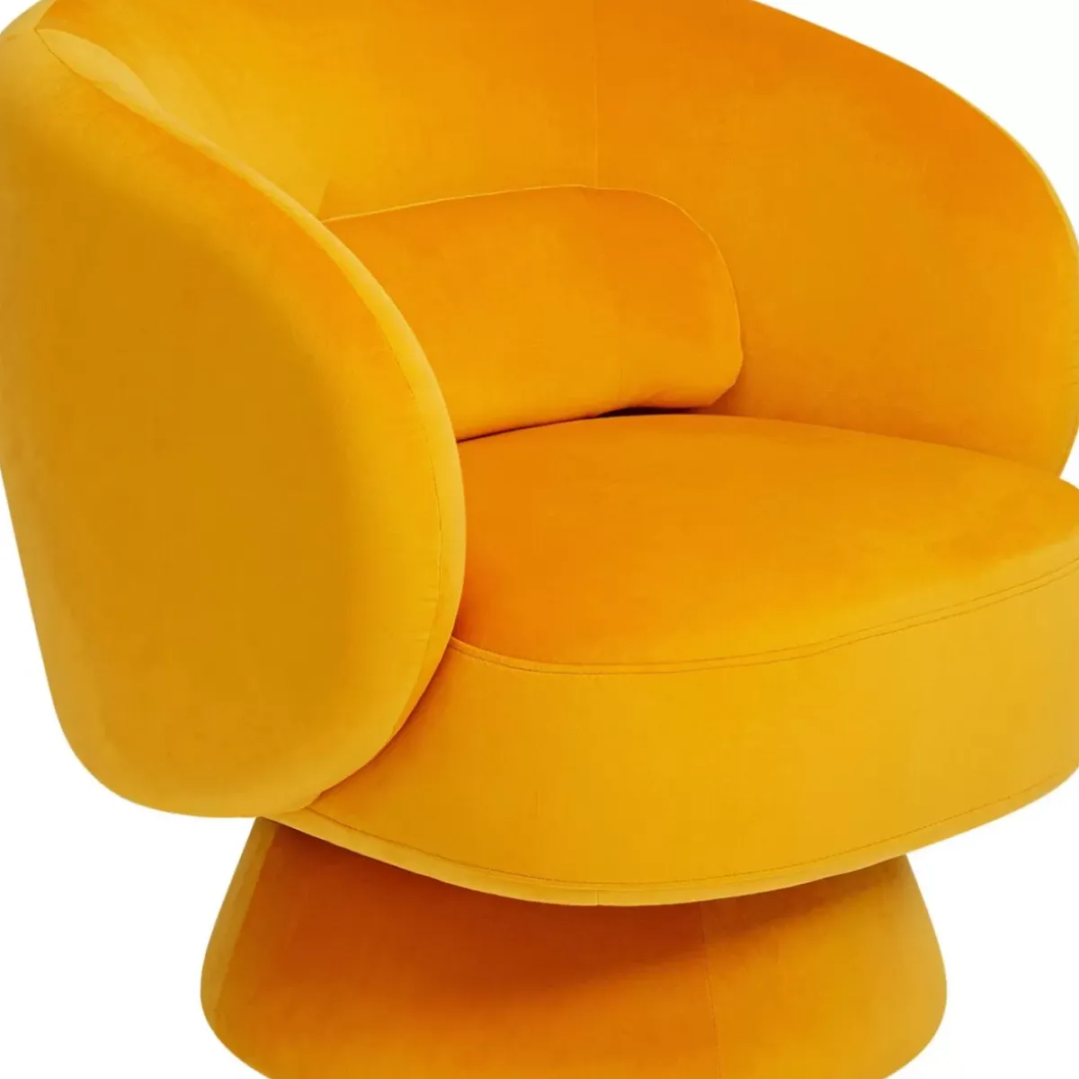 KARE Design Drehsessel Orion Gelb- Sessel