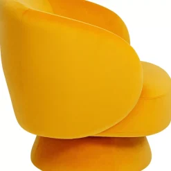 KARE Design Drehsessel Orion Gelb- Sessel
