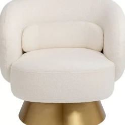 KARE Design Drehsessel Orion Weis- Sessel