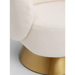 KARE Design Drehsessel Orion Weis- Sessel