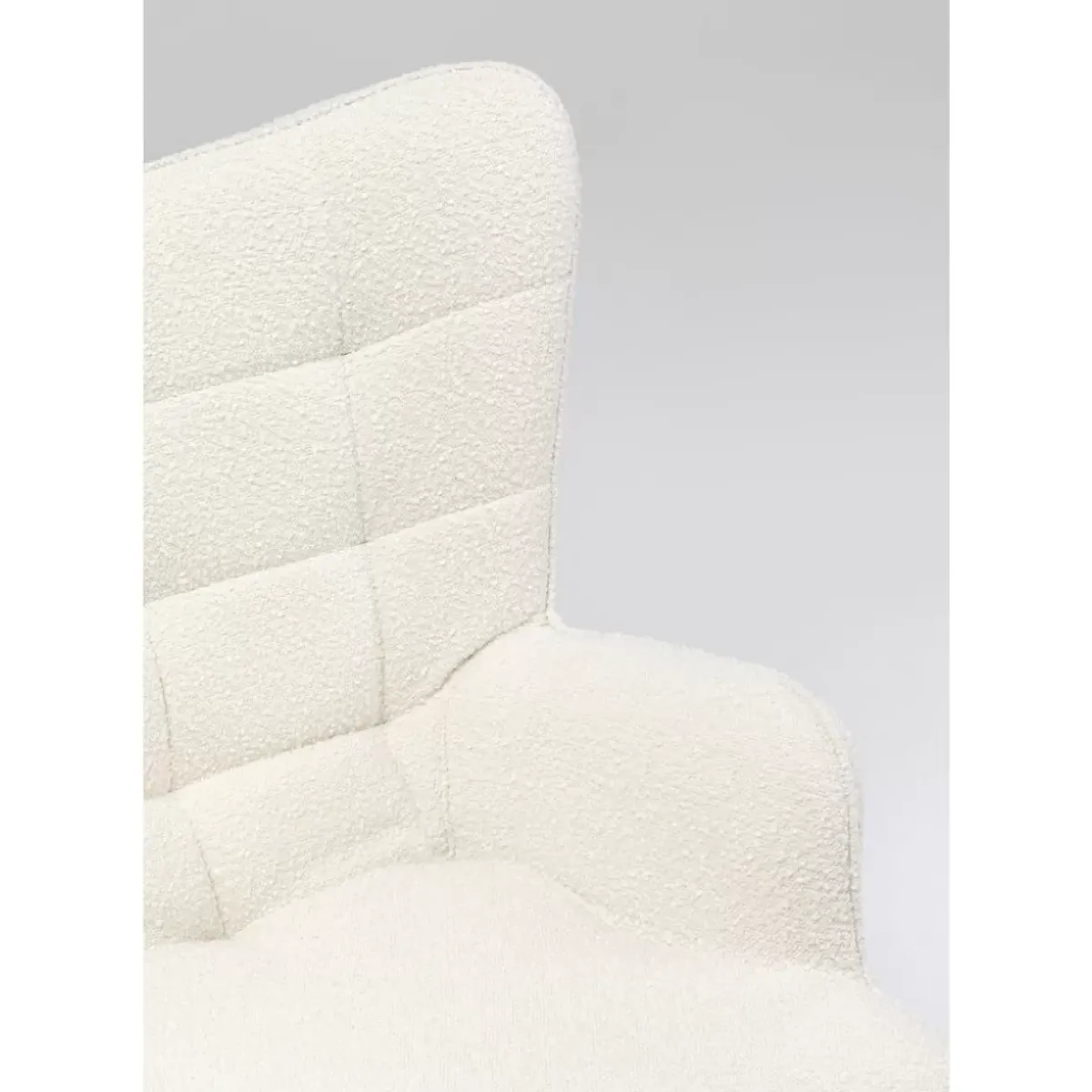 KARE Design Drehsessel Oscar Boucle Creme- Sessel