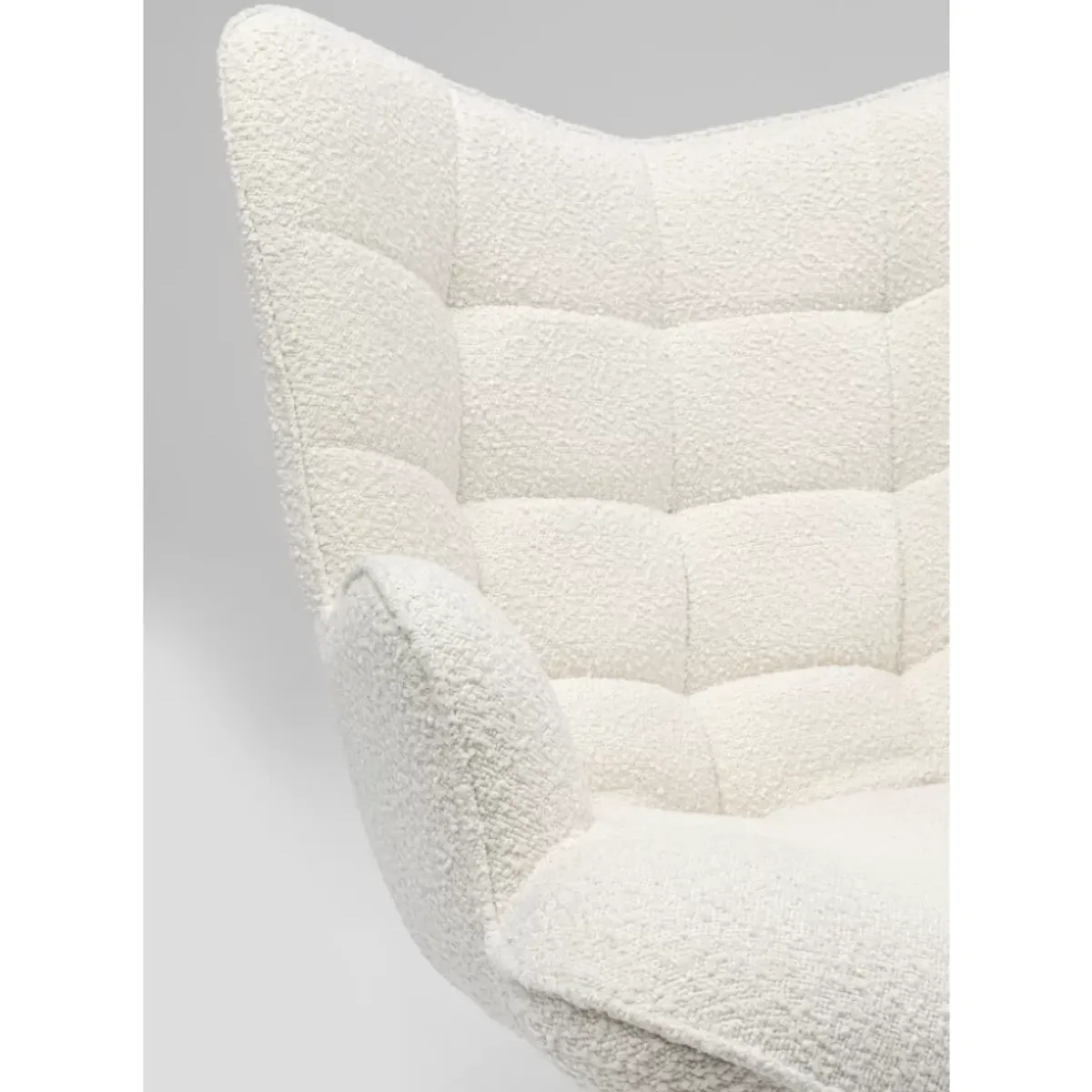 KARE Design Drehsessel Oscar Boucle Creme- Sessel