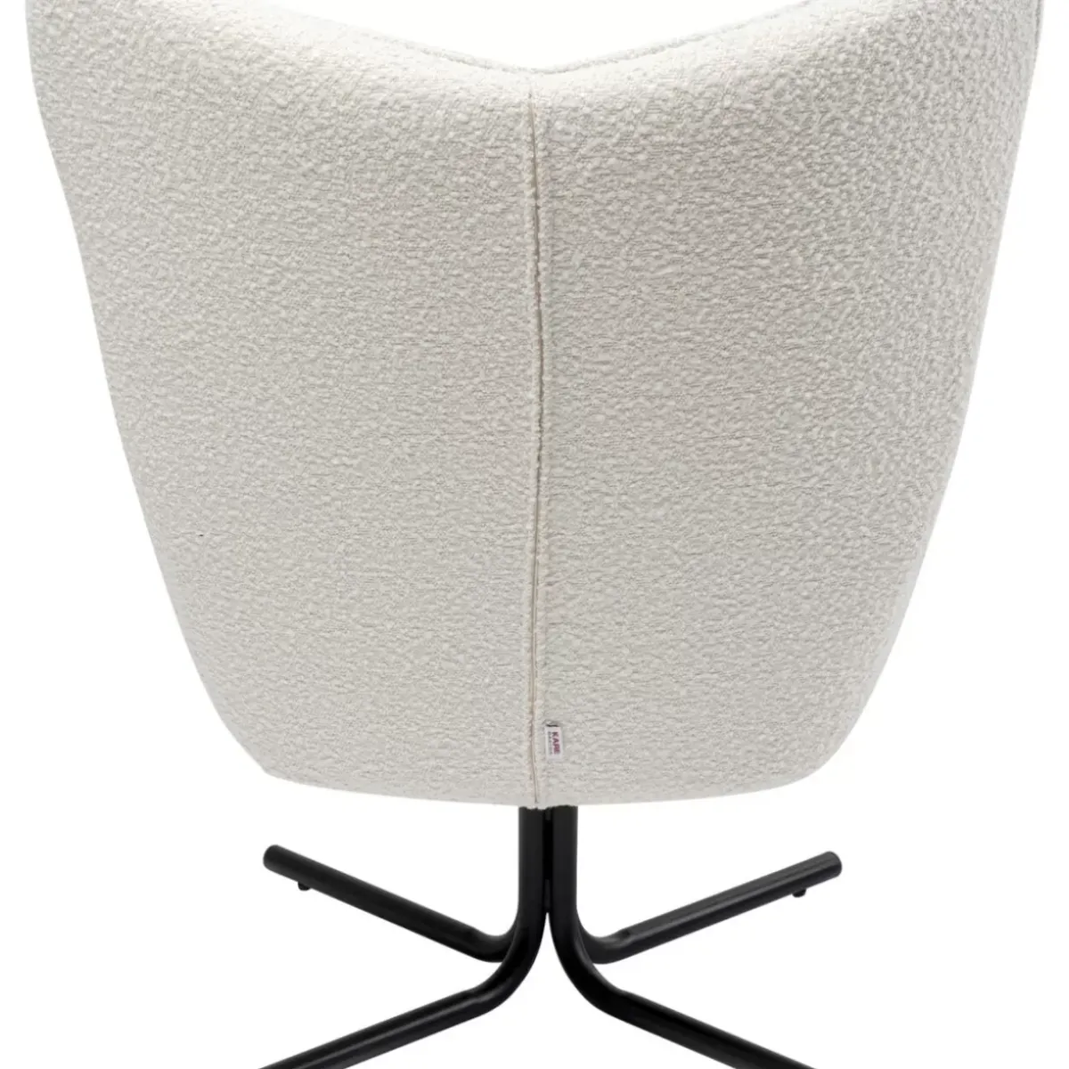 KARE Design Drehsessel Oscar Boucle Creme- Sessel