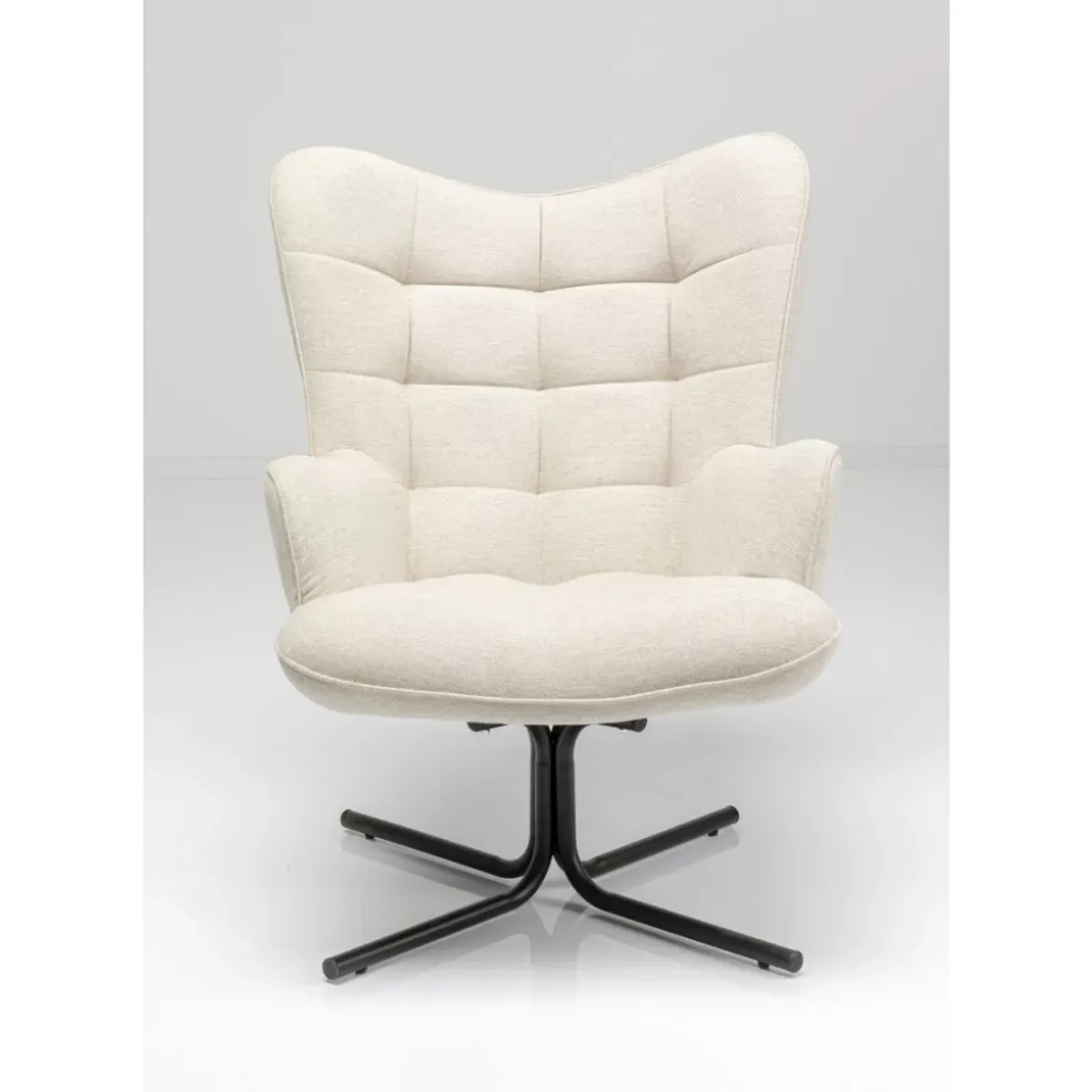 KARE Design Drehsessel Oscar Creme- Sessel