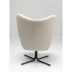 KARE Design Drehsessel Oscar Creme- Sessel