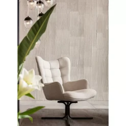 KARE Design Drehsessel Oscar Creme- Sessel