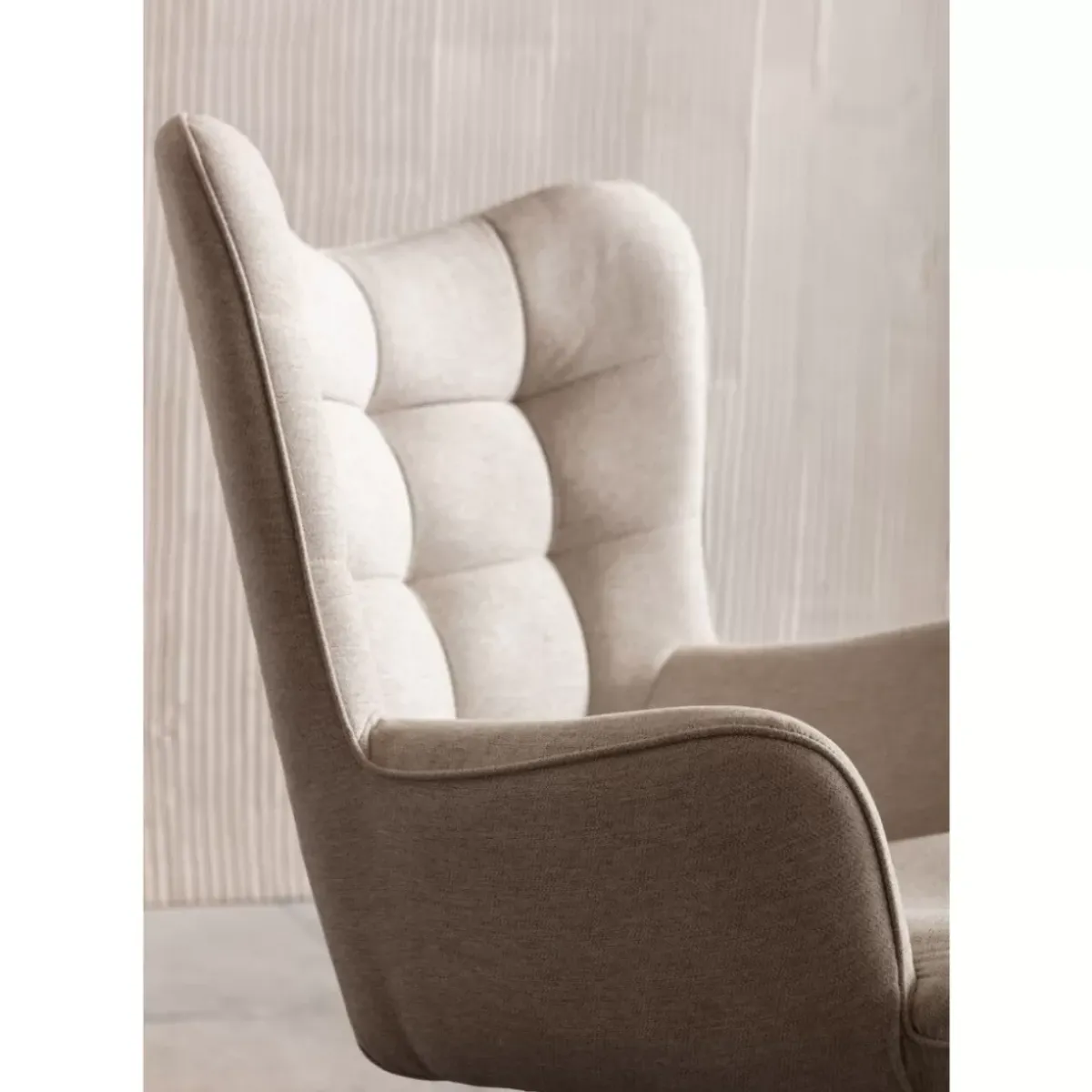 KARE Design Drehsessel Oscar Creme- Sessel