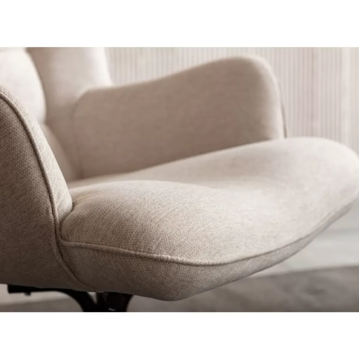 KARE Design Drehsessel Oscar Creme- Sessel