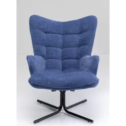 KARE Design Drehsessel Oscar Denim- Sessel