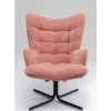 KARE Design Drehsessel Oscar Rosa- Sessel