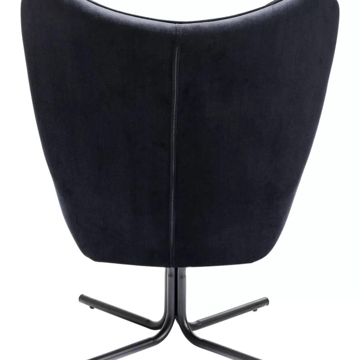 KARE Design Drehsessel Oscar Velvet Schwarz- Sessel
