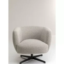 KARE Design Drehsessel Peony Grau- Sessel