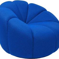 KARE Design Drehsessel Peppo Lounge Blau- Sessel