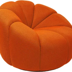 KARE Design Drehsessel Peppo Lounge Orange- Sessel