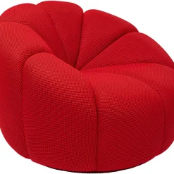 KARE Design Drehsessel Peppo Lounge Rot- Sessel